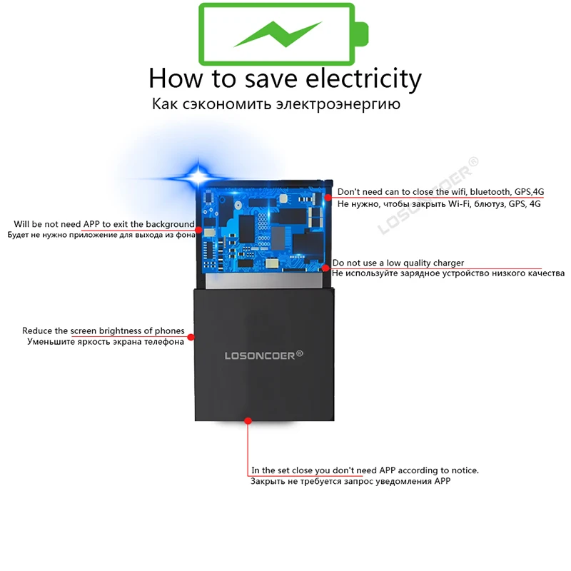 LOSONCOER 3000 mAh i8 Plus батарея мобильного телефона для iphone 8 Plus батареи+ Бесплатные инструменты