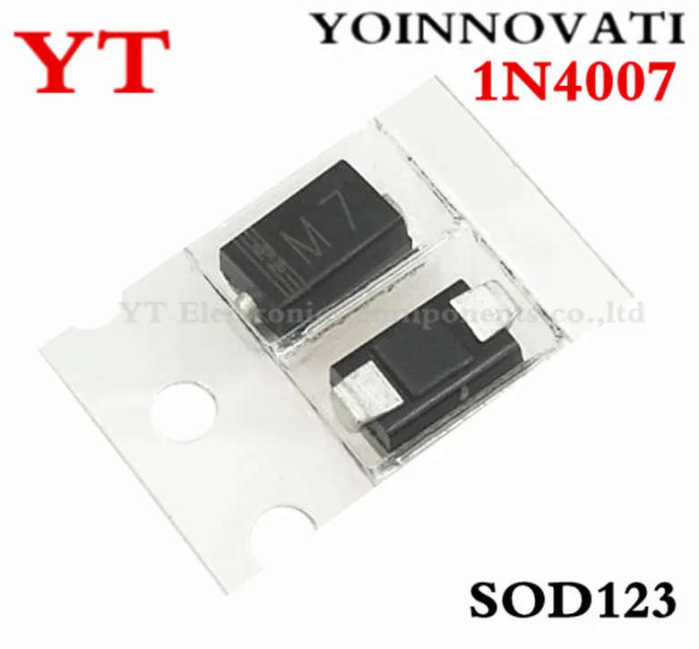 

100 шт. 1N4007 IN4007 4007 M7 SMD DO-214AC лучшее качество