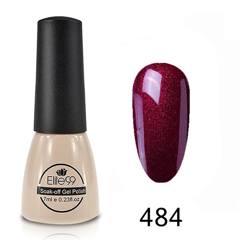 Elite99 7 мл Гель лак гель для ногтей Набор маникюра УФ Vernis Полупостоянный винный