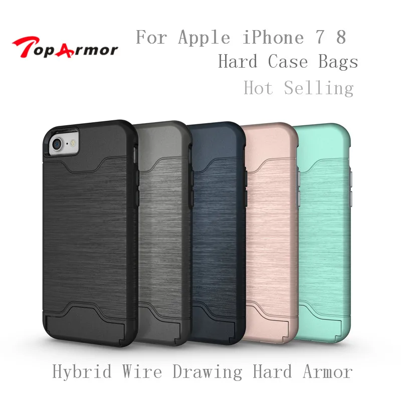 Чехол для Apple iPhone 7 8 с подставкой и держателем карт чехол 8|armor case|case forcase for apple |