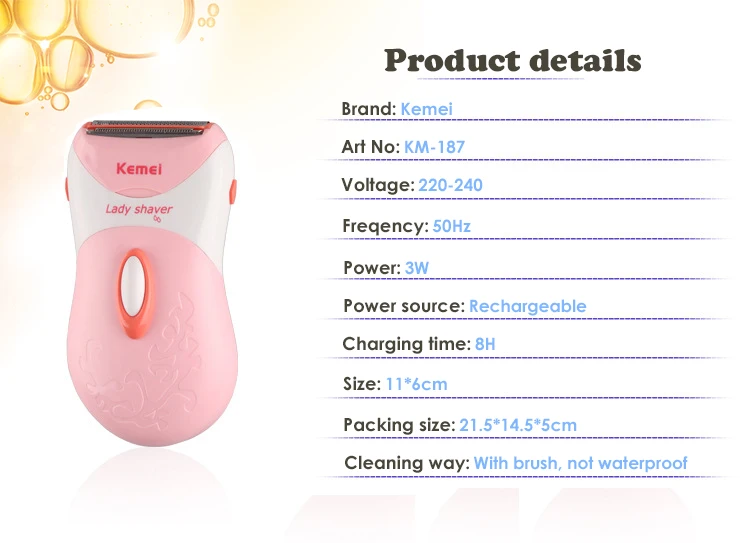 Женская электробритва эпилятор для удаления волос женская машинка стрижки kemei |
