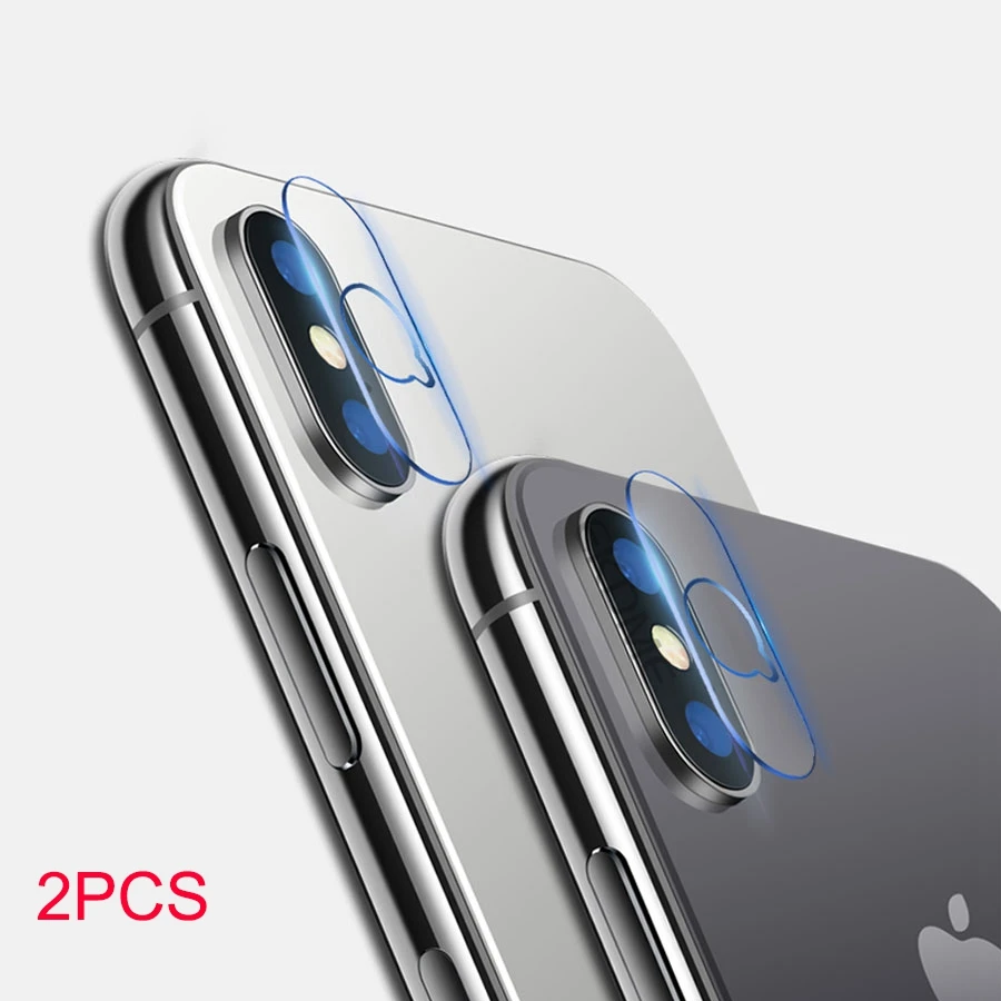 2PCS Back Camera Lens Tempered Glass For IPhone XS Max XR Protective Film X 7 8 6 6S Plus Protector Cover | Мобильные телефоны и