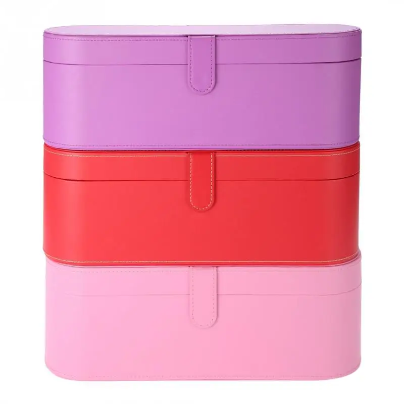 Кожаные волосы ПУ сушилка коробка для хранения влагостойкая ударопрочная