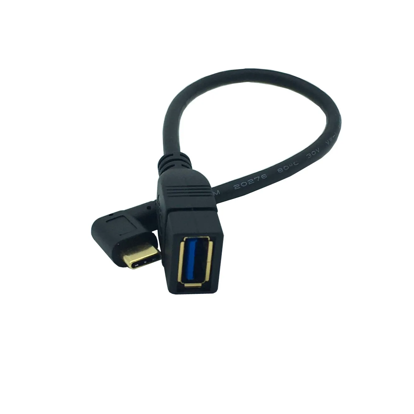 Позолоченные USB3.1 кабельной линии OTG AF TO type c локоть интерфейс к USB3.0 материнской