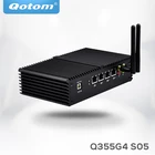 Бесплатная доставка! 4 порта Gigabit LAN Мини ПК Celeron 3215UCore i3Core i5-5250 с помощью pfsense как маршрутизатормежсетевой экран, x86 Linux