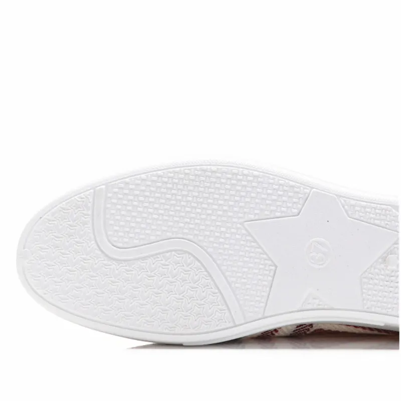 Новинка модная женская парусиновая обувь на плоской подошве из хлопка