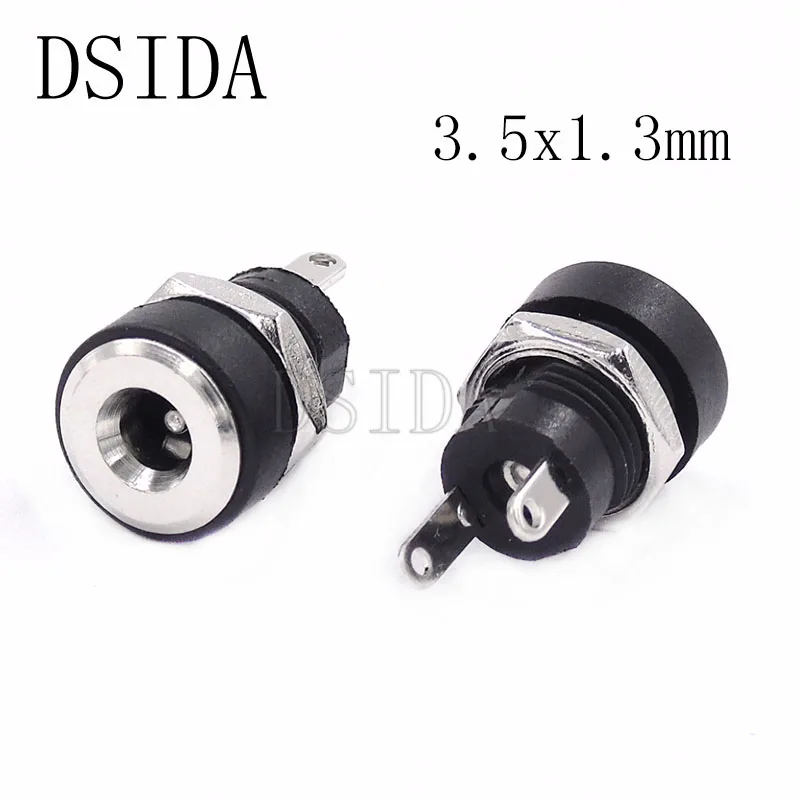 10 шт. DC-022B 3,5*1,3 мм 3,5X1,3 мм 3A 12 В Женский DC адаптер питания dc разъем DC022B DC штекер питания 3,5X1,3 мм