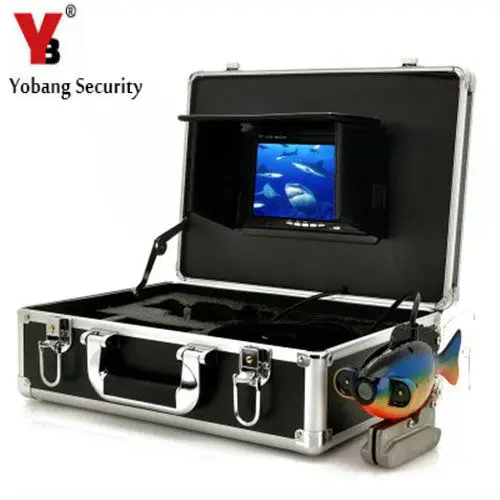YobangSecurity 720P ледяная подводная камера рыболокатор видео 7 дюймовый кабель для ЖК