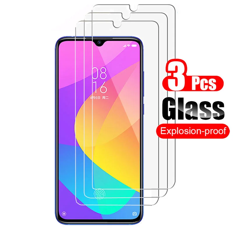 3Pcs For Xiaomi Mi CC9 CC9e Tempered Glass Screen Protector Shield For Xiaomi Mi CC9 C C9e Protective Glass Film 9H
