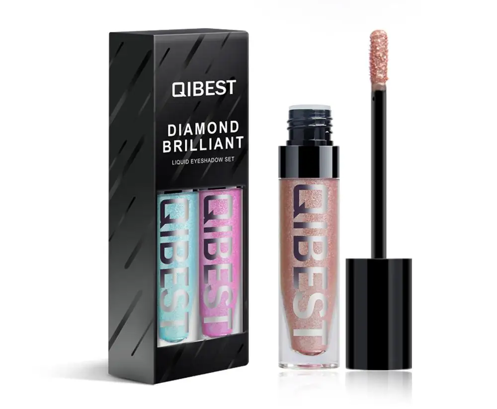 Тени для век жидкие блестящие перламутровые тени алмазные RQS Y28| |