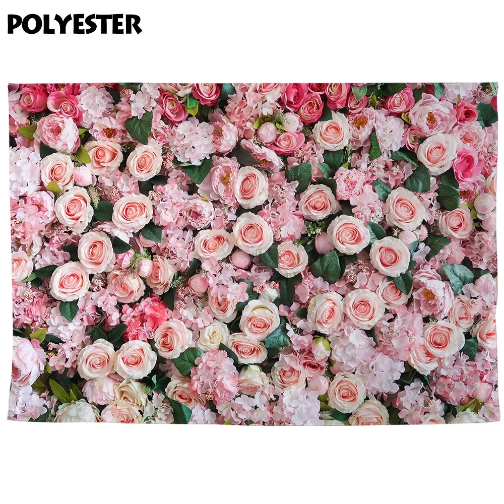 Allenjoy фон для фотосъемки свадьбы Румяна цветы розы стены невесты новорожденного