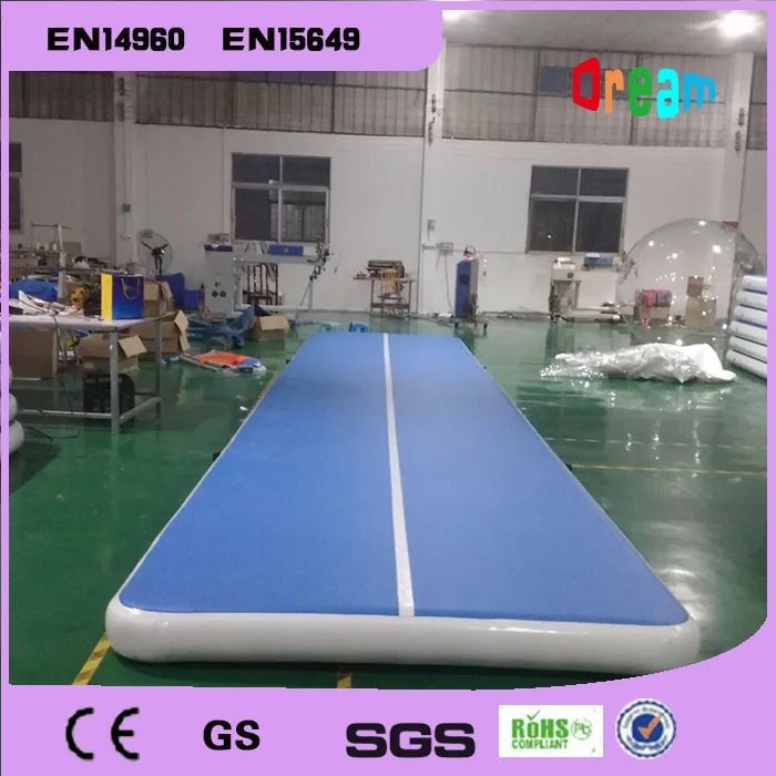 Цена Бесплатная доставка, 8*2*0,2 м, 0,9 мм, ПВХ надувная дорожка для барабана, батут, коврики для воздушных треков, надувные воздушные коврики, надувн...