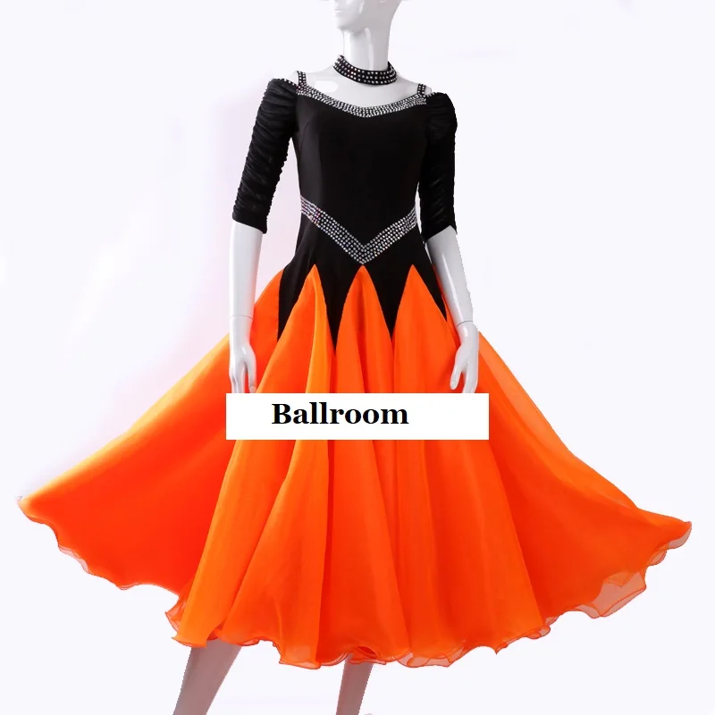 

Платье для бальных танцев, женские танцевальные костюмы для вальса, стандартное платье для бальных танцев, танцевальная одежда, женское ора...