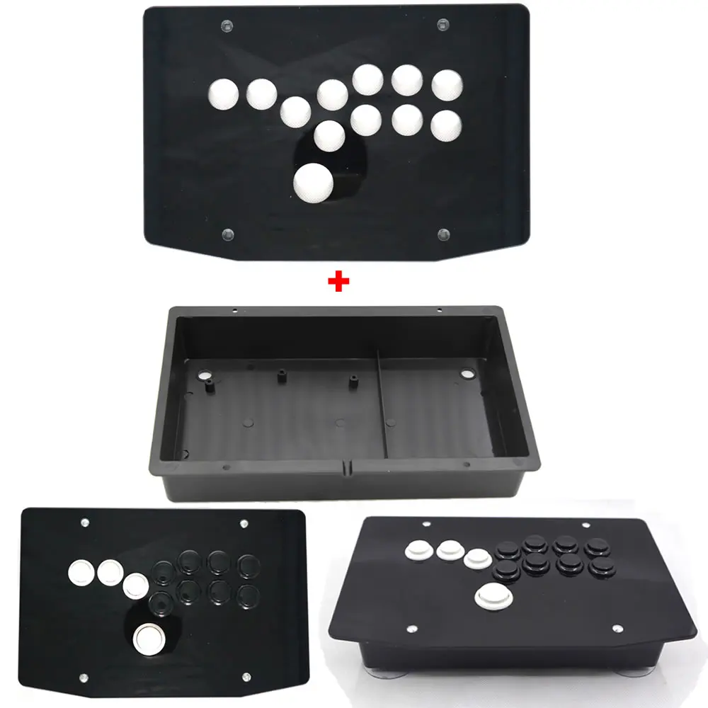 DIY аркадный джойстик все кнопки файтинг игровые контроллеры Hitbox акриловая панель
