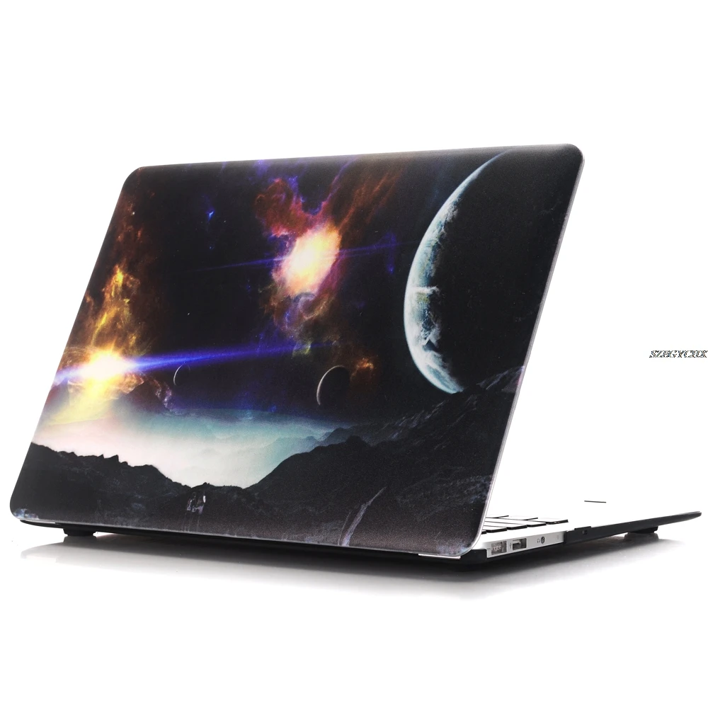 Защитный чехол для ноутбука серии Звездное небо для MacBook New Air 13 1932 Air Pro retina 11 12 13,3 15 жесткий чехол+ чехол для клавиатуры