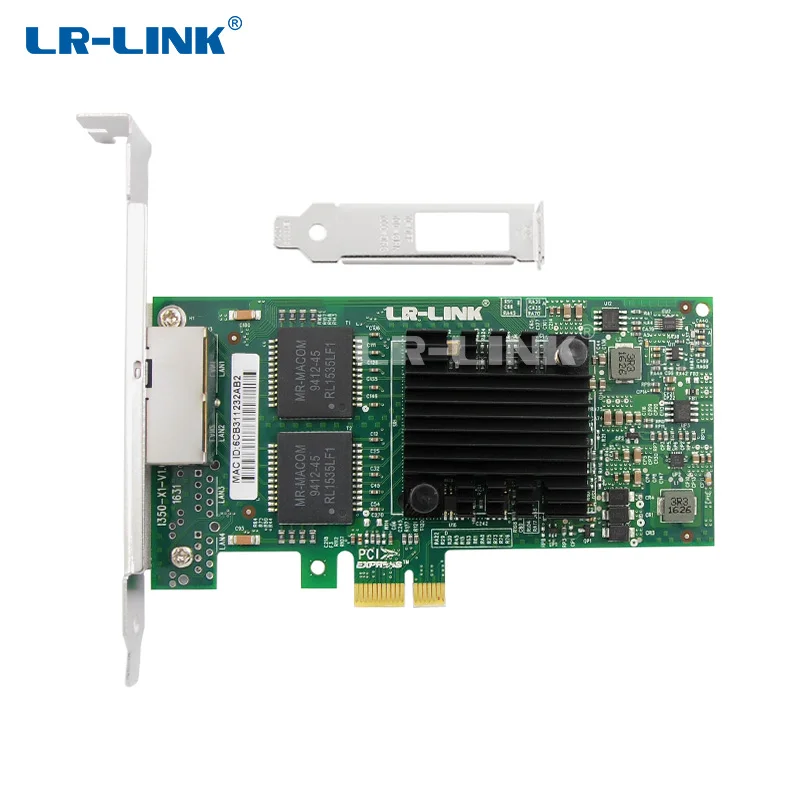 LR LINK 9222PT двойной Порты и разъёмы Gigabit Ethernet Lan сетевая карта 10/100/100Mb PCI Express сетевой