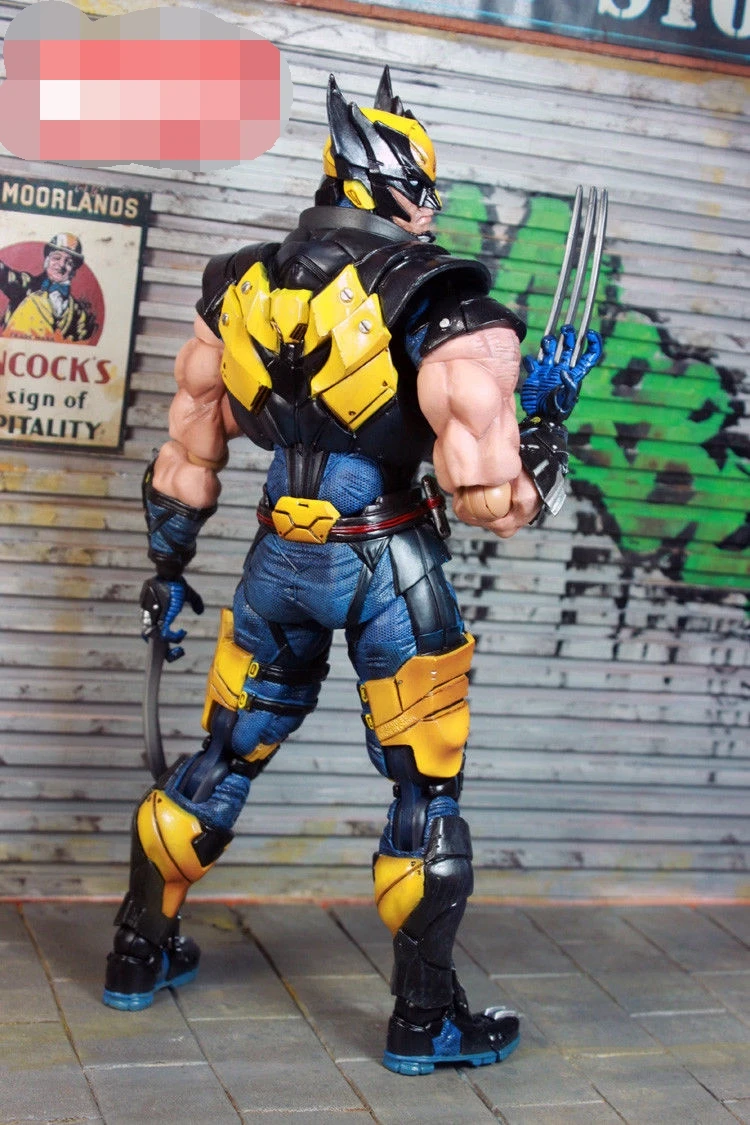 Япония вер. Play Arts Kai Росомаха фигурка игрушка X Men новая без коробки 100%