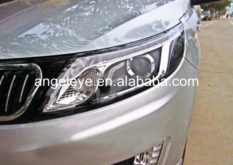 2011-2013 год для KIA RIO K2 фары светодиодный передние фары SYMS
