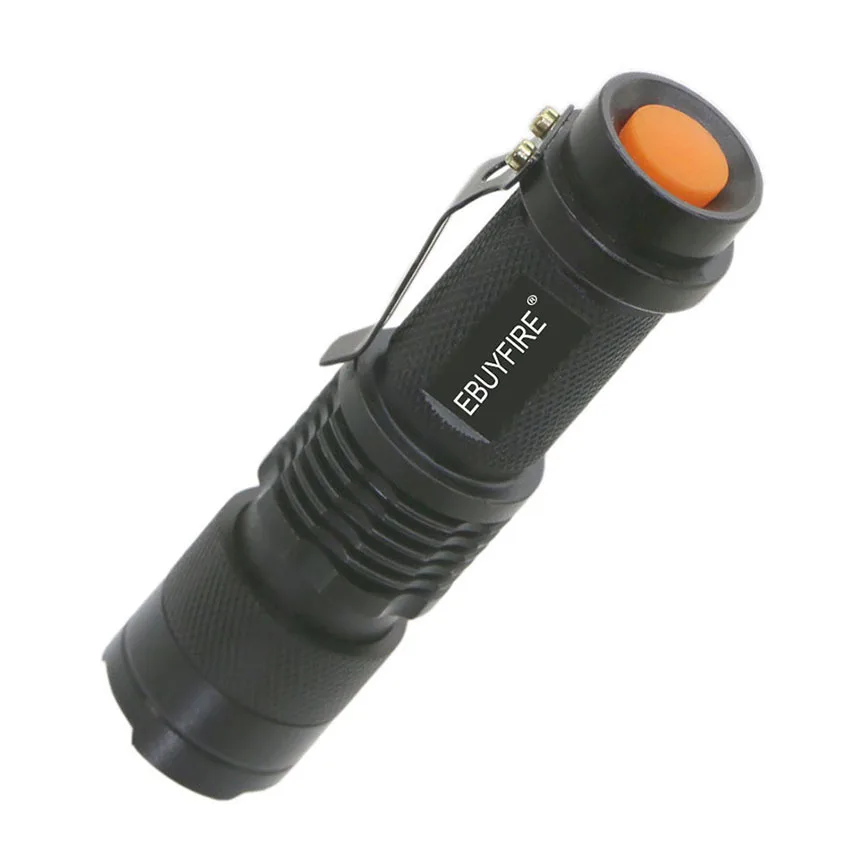 Мини фонарик Q5 UV 395nm светодиодный с увеличением ультрафиолетовый AA 14500
