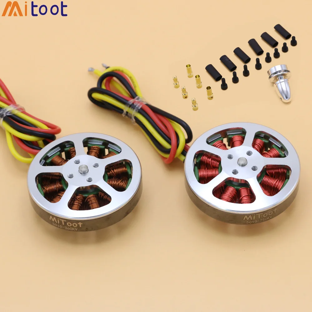 6 шт./лот Mitoot 5010 360KV/750kv высокий крутящий момент бесщеточный двигатель для ZD550 ZD850 850