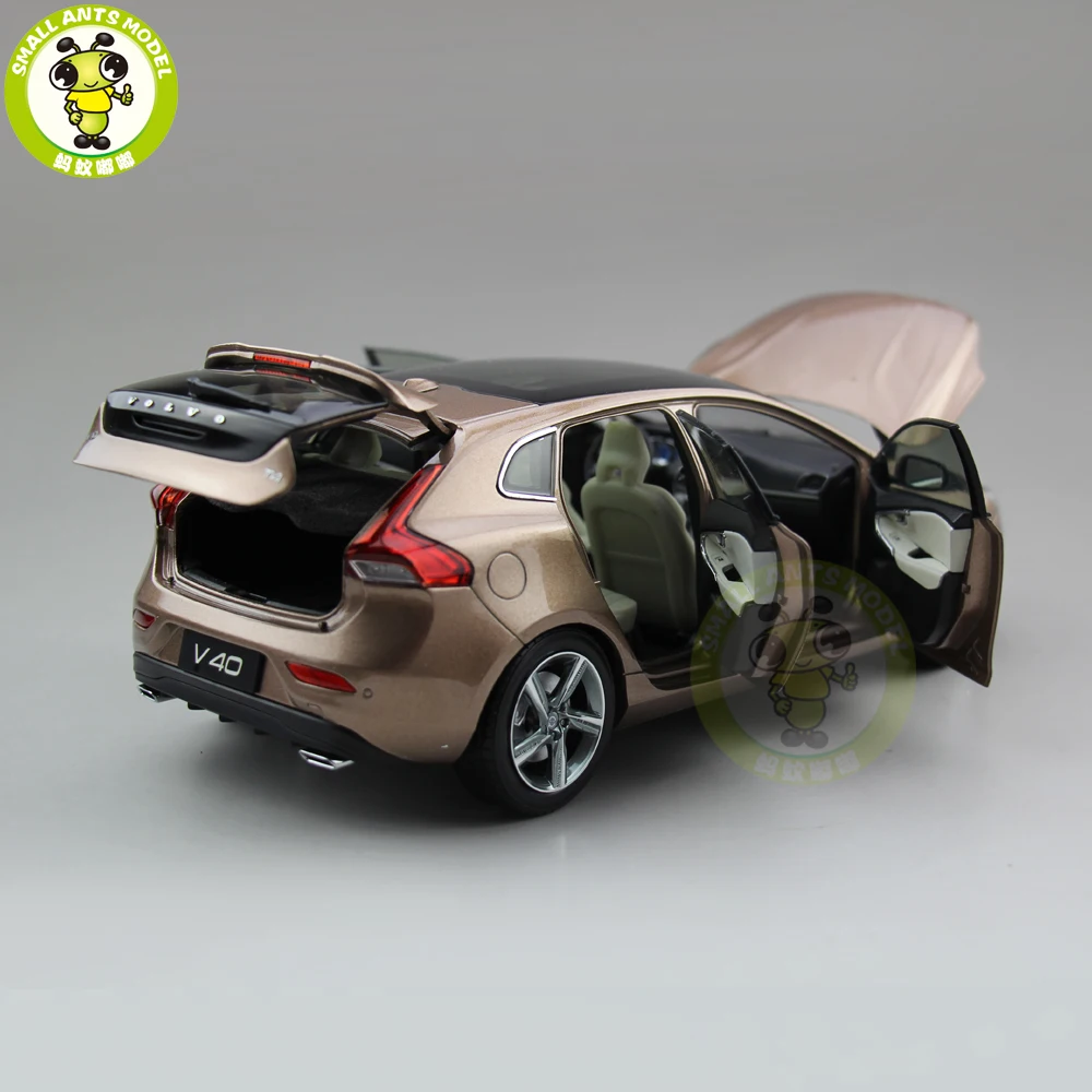 1/18 Volvo V40 универсал хэтчбек литая модель автомобиля Модель игрушки дети мальчик девочка подарок