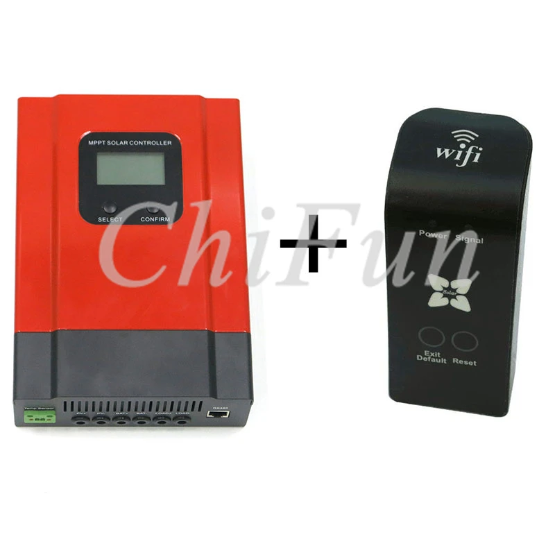 ESmart3 серия 20A/30A/40A/50A/60A MPPT контроллер солнечного заряда + WIFI модуль 12 В/24 В/36 В/48 в