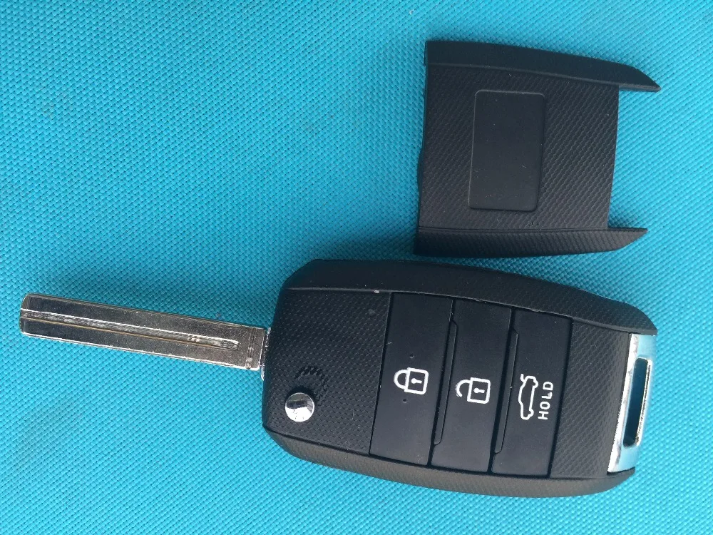 1 шт. Новый сменный ключ без рисунка Складной флип-пульт дистанционного