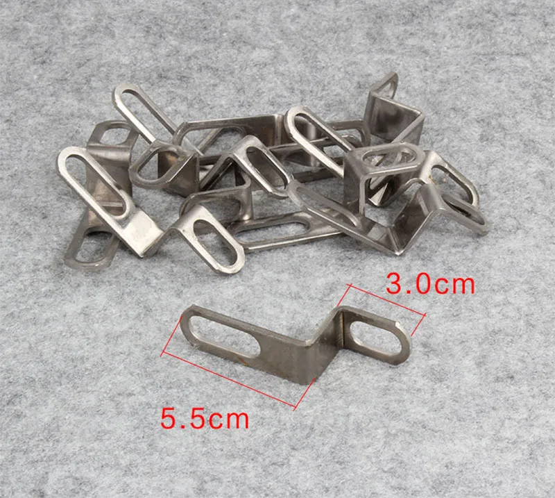 TKOSM 6 шт./лот пружинный крючок из нержавеющей стали для скутера мотоцикла