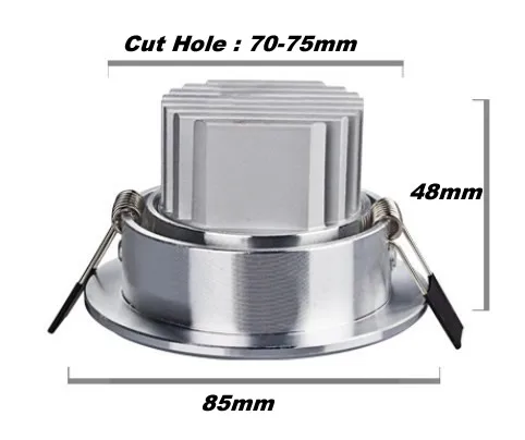 Warranty 5 Years + Super Bright 10W Dimmable Led COB Downlights 120 Angle Fixture Lights Drivers CE&ampROHS CUL | Освещение