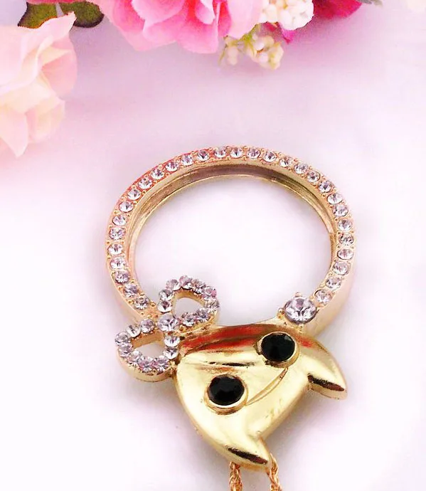 

ZY DIY Factory Direct Wholesale Brand New Design Gold Lucky Mouse Monocle Magnifier Magnifying Glass DIY Sewing Needlework