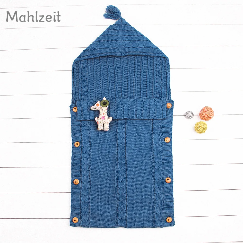 Осенне-зимнее теплое одеяло для малышей милое акриловое покрывало новорожденных