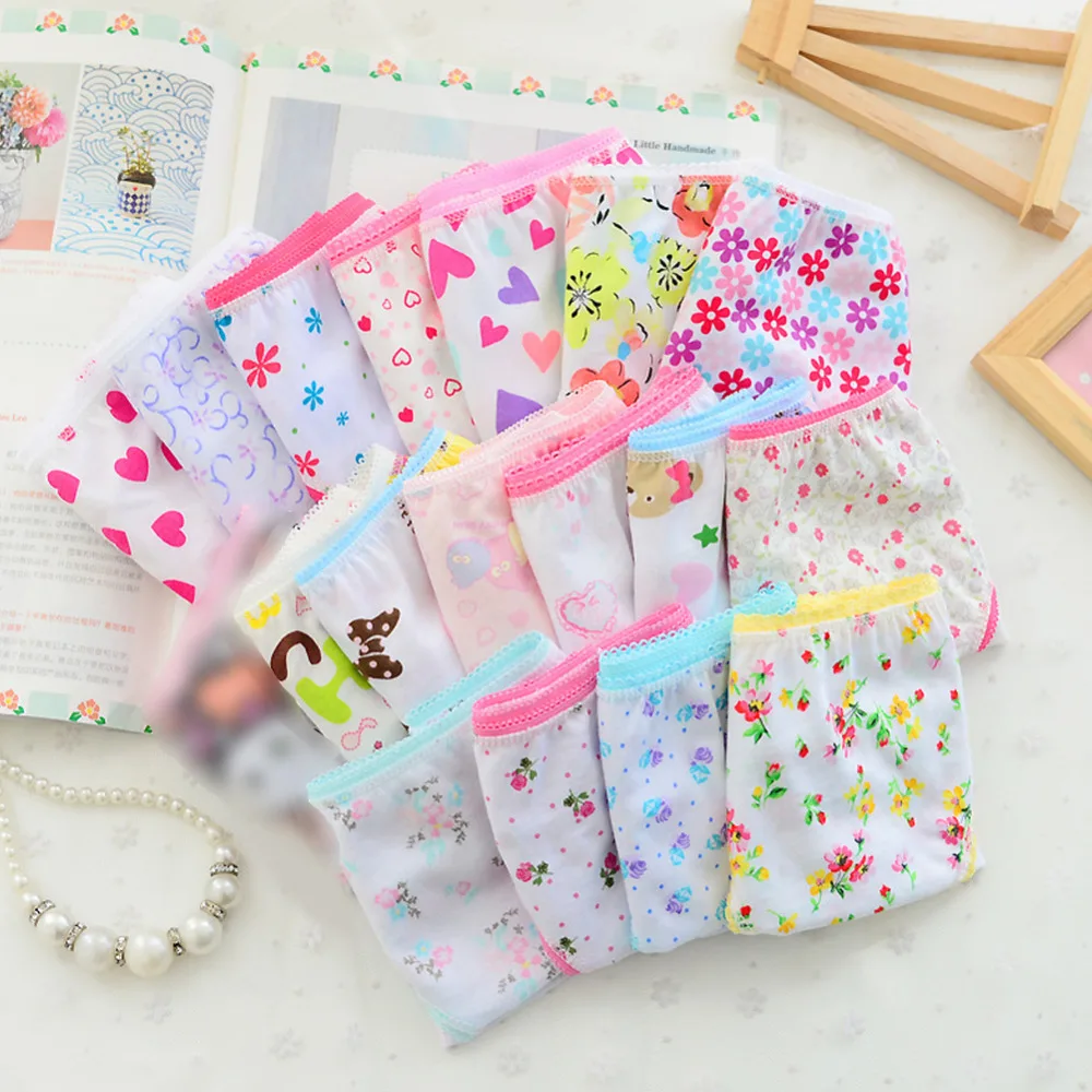 6 шт./упак. 2018 Новое модное нижнее белье для девочек трусики с изображениями