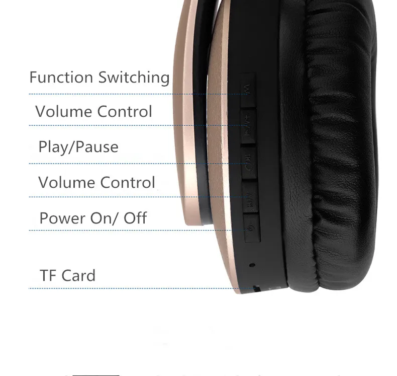 Bluetooth-наушники Weilisone KD23 FM TF-карта Hi-Fi стереонаушники с шумоизоляцией стиль PUBG 3 5 мм