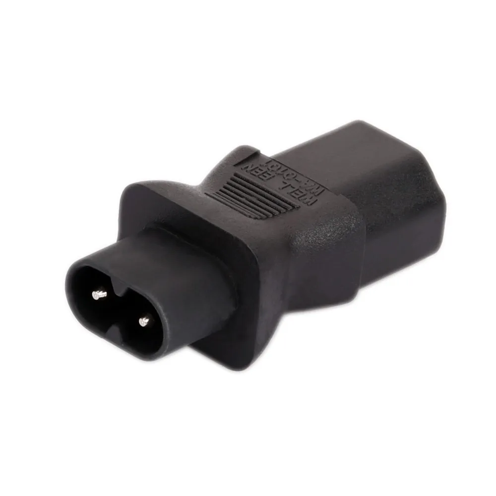 

50 упаковок C13-C8 адаптер питания IEC320C13 на IEC320C8 коннектор преобразователь C8 штекер на C8 гнездо PDUUPS штекер для преобразования сервера