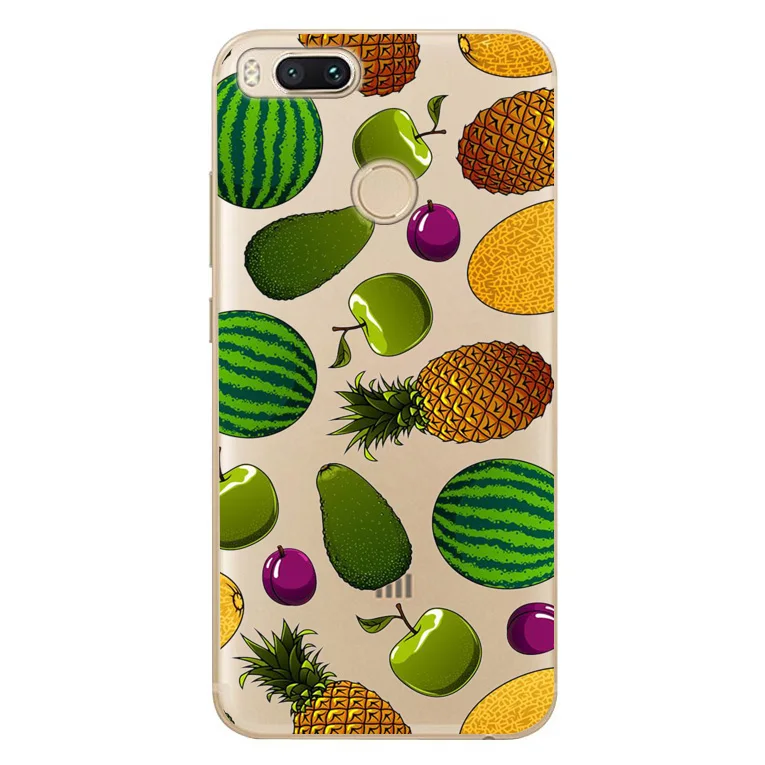 For Xiaomi Redmi 4X Note 3 4 Pro 4A 5 6 6pro Food Fruit Pineapple Lemon Banana Cactus Strawberry Case Cove A655 |