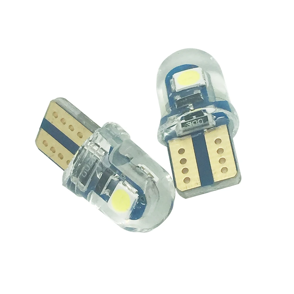 YSY 200 шт T10 светодиодный Белый свет 168 194 W5W светильник клин 3030 2SMD интерьерные огни