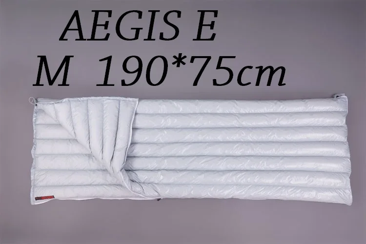 Aegismax уличный кемпинговый ультра-светильник для мам 95%, 800FP, спальный мешок на гусином пуху, весенний, осенний, зимний тент, светильник, спальные мешки - Цвет: E M gray