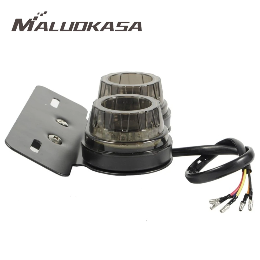 Задний фонарь сигнала поворота для мотоцикла MALUOKASA настраиваемый стоп сигнал