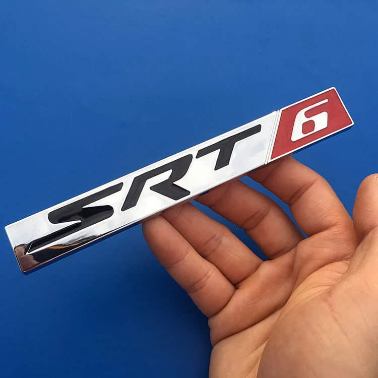 1 шт. 3D металлический SRT6 SXT6 SRT8 SXT8 Задняя эмблема на багажник наклейки для автомобиля Наклейка для DODGE JEEP