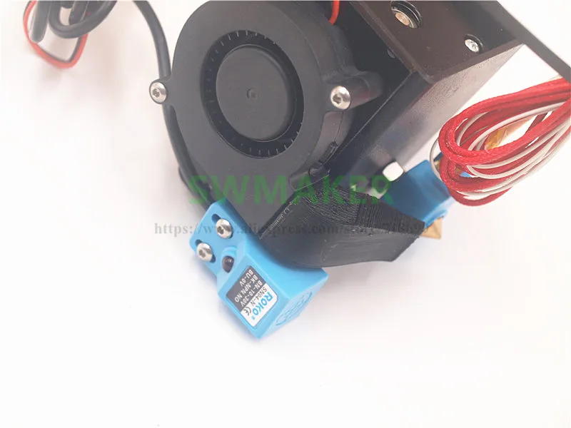 SWMAKR Reprap Prusa i3 Anet A8 3D принтер Автоматическое Выравнивание Экструдер монтажный комплект с силиконовым носком все металлические экструдер каретки