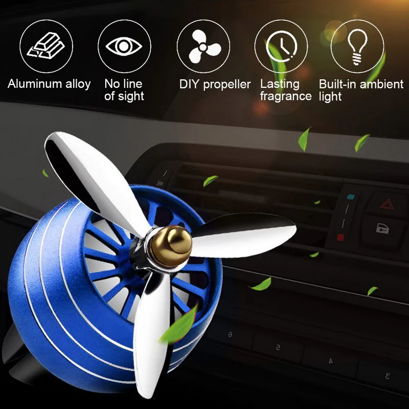 Освежитель воздуха автомобильный запах светодиодный мини Кондиционер