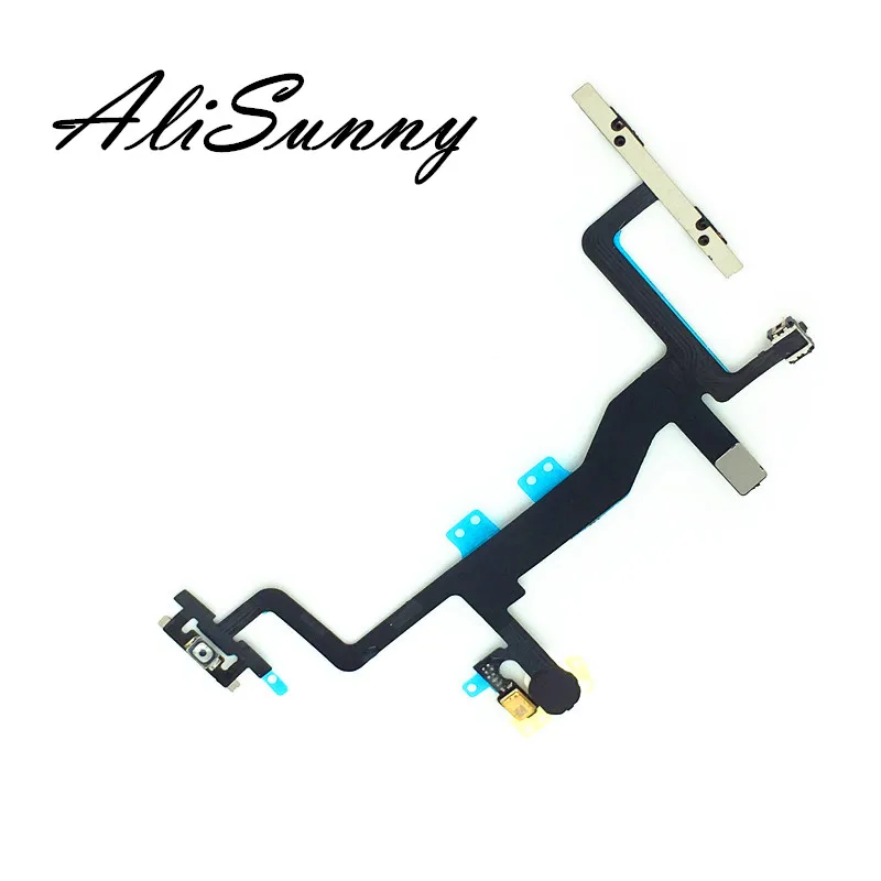 Гибкий кабель питания AliSunny 5 шт. для iPhone 6S 4 7 ''+ регулятор громкости + Тихая