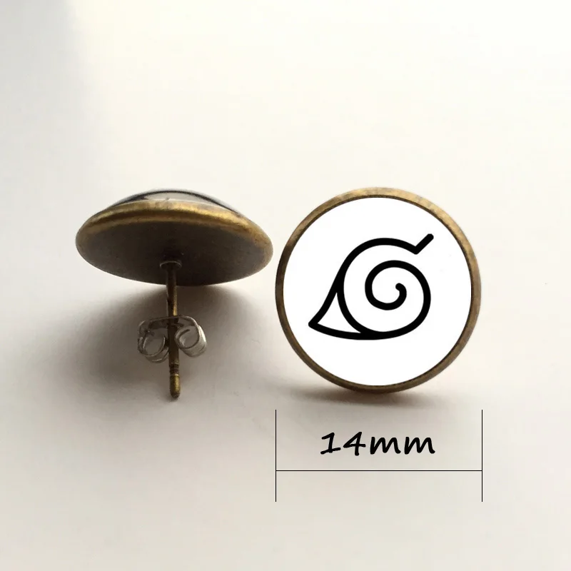 Наруто деревня листьев серьги птица стеклянные мультфильм|earrings cartoon|glass earringsearrings