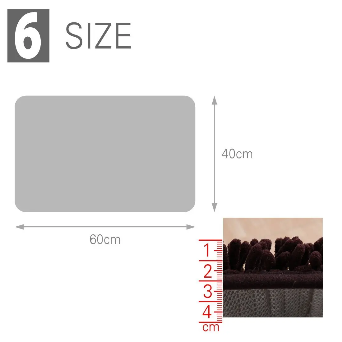 40x60 см/50x80 см, кухонный напольный коврик из шенили, ковры, впитывающий кухонный коврик, красный дверной коврик