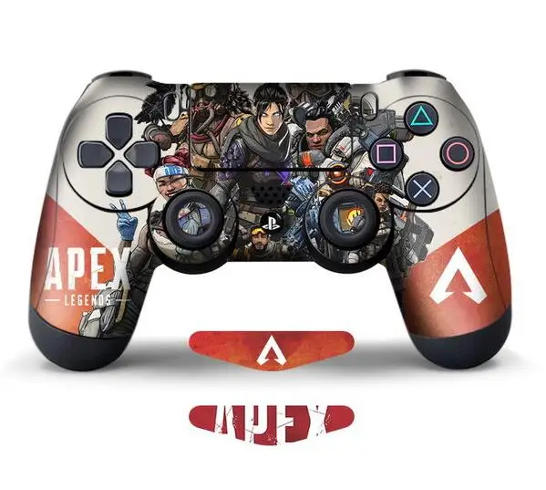 02 2PCS Данные лягушки 2 шт наклейки для Apex Legends контроллер скины для sony Playstation 4 игровой контроллер для PS4 Slim Pro наклейки - Цвет: 02 2PCS