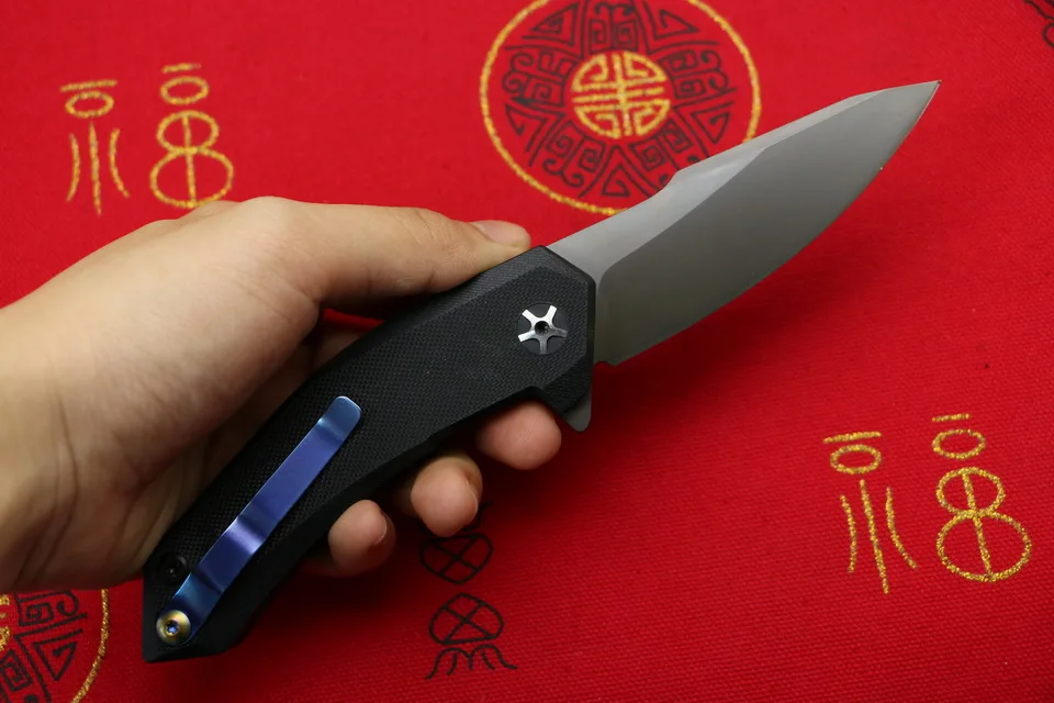 LOVOCOO ZT0095 Фабричный Выпускной 9CR18MOV лезвие G10 Ручка Открытый Флиппер складной нож Кемпинг Охота Карманный Подарок Ножи EDC инструмент