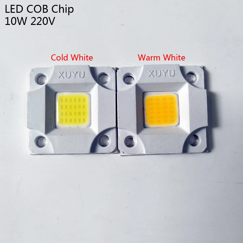 Умный IC COB прожектор теплый белый AC 110 V/220 V бар освещение чистого белого цвета 10 80W