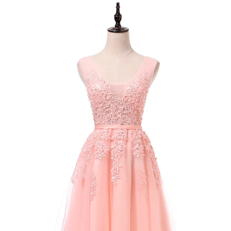 Горячая Распродажа, Коктейльные Вечерние платья, короткое, Vestido de Festa, Мини сексуальное платье с аппликацией, v-образным вырезом, бисером и жемчугом