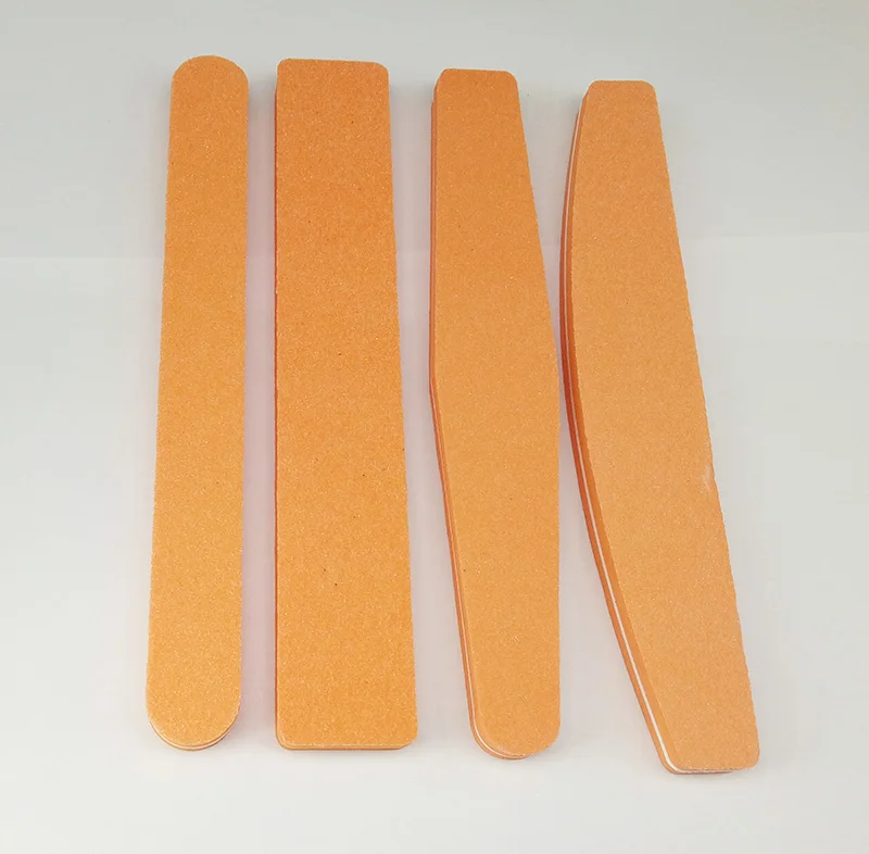 

4 шт., полированная пилка для ногтей, 4 формы