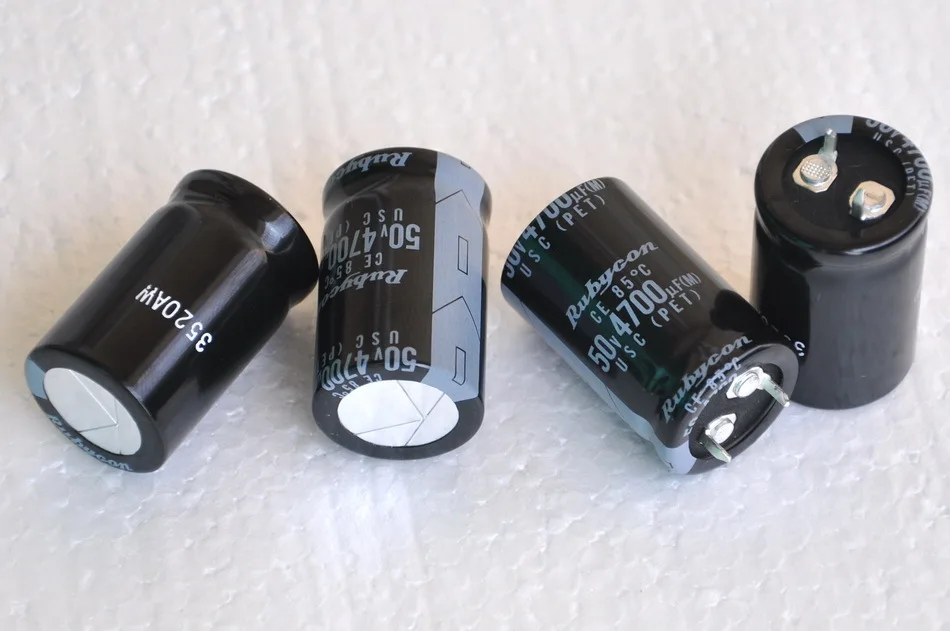 (2 шт./лот) японские электролитические конденсаторы RUBYCON 4700 мкФ/50V.|electrolytic capacitors|50v